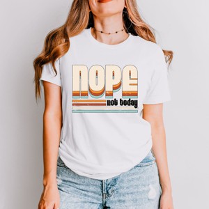 Simply Sage Market Retro Nope Not Today Short Sleeve Tee - 1 of 4