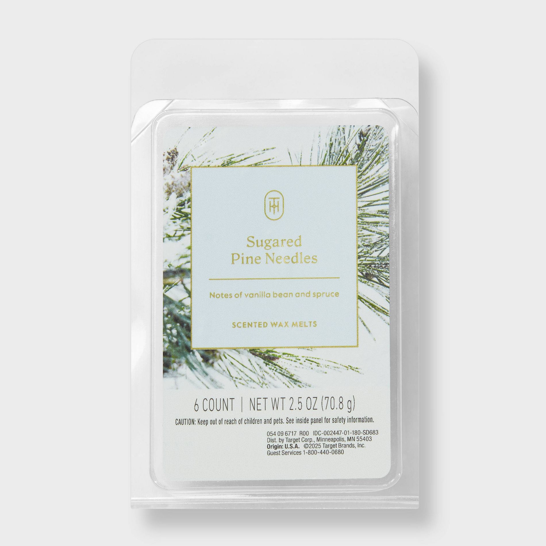 6ct Wax Melts Sugared Pine Needles 2.5oz - Threshold™