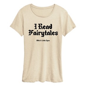 Women's - Instant Message - Read Spice Fairytales Short Sleeve Graphic T-Shirt - 1 of 4