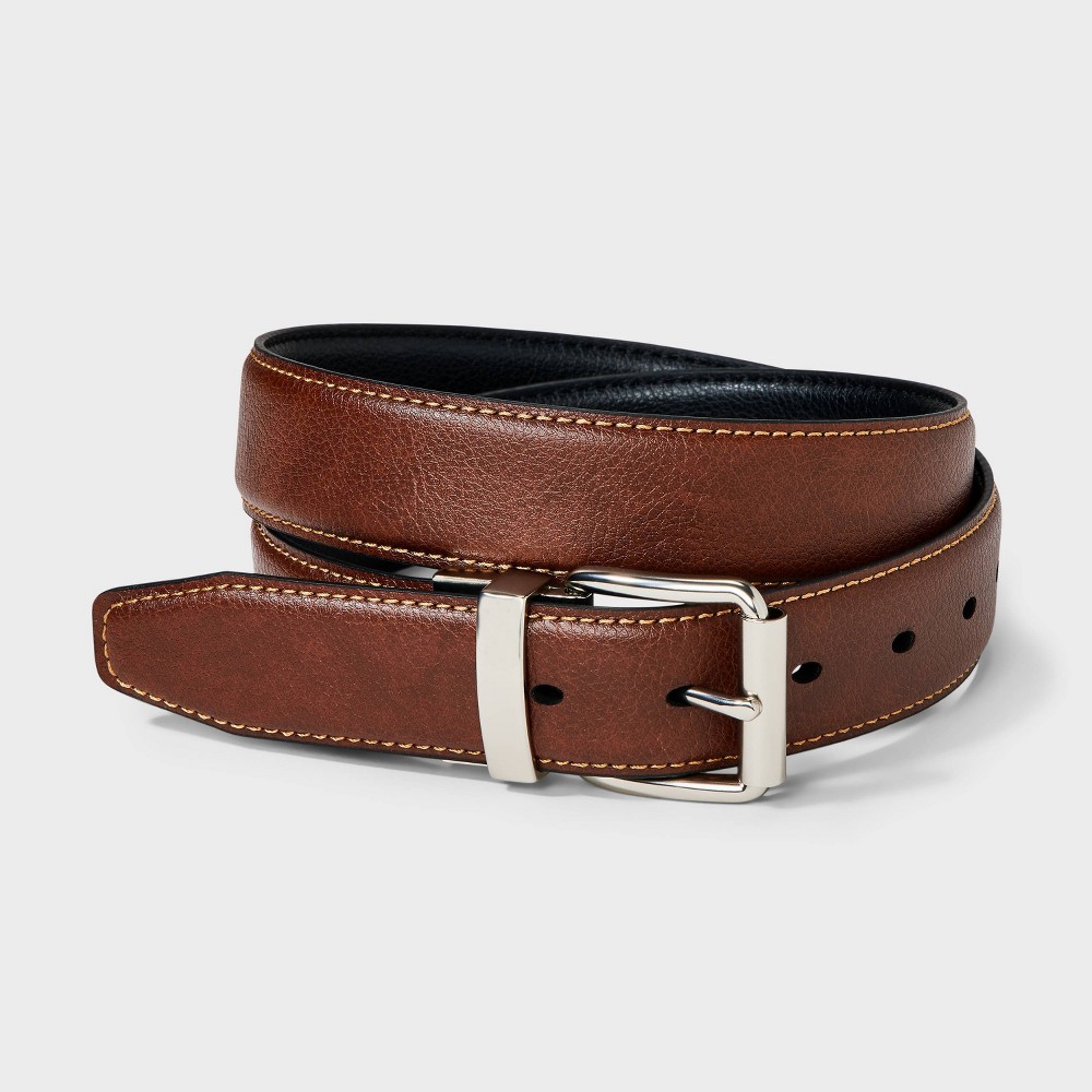 Photos - Belt Men's Two-in-One Reversible Casual Roller Buckle  - Goodfellow & Co™ T