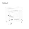 30-Inch Bathroom Vanity with Sink, White Freestanding Cabinet with 2 Drawers & Door, Ceramic Basin, 8-Inch Faucet Mount - 2 of 4