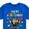 Boys' - Marvel - Thor Valentine You're Athorable Short Sleeve Graphic T-Shirt - 2 of 4