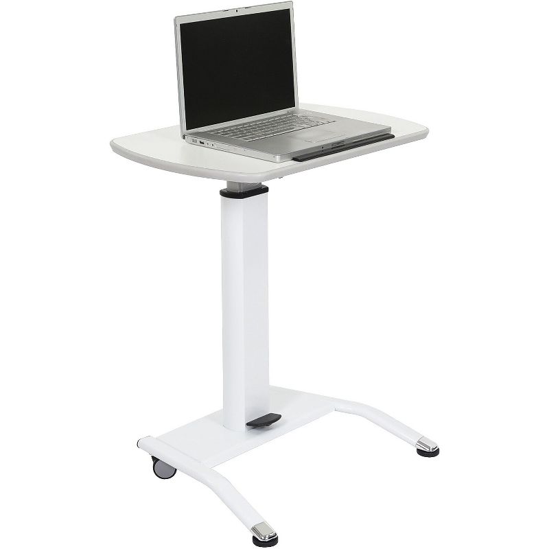 Luxor Pneumatic Height Adjustable Lectern White LX-PNADJ-WH, 2 of 4