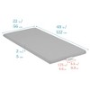 ECR4Kids SoftZone Rainbow Rest Mat, 2in, 5-Piece - 2 of 4