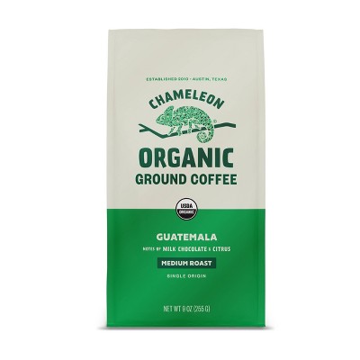 Chameleon Organic Guatemala Medium Roast Ground Coffee - 9oz