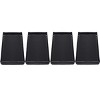 Bruntmor 14" x 6" Rectanguler Ceramic Serving Platters - Set of 4 - Black - 3 of 4