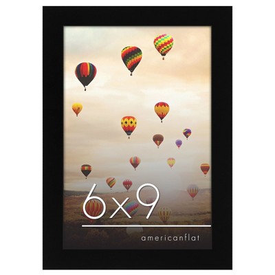Americanflat 21x26 Picture Frame with Polished Plexiglass - Black Picture Frame - Wide Photo Frames Made of Engineered Wood - Epic Collection - Black