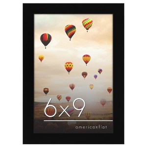 Americanflat 21x26 Picture Frame with Polished Plexiglass - Black Picture Frame - Wide Photo Frames Made of Engineered Wood - Epic Collection - Black - 1 of 4