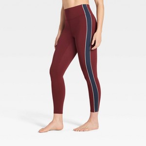 Women's Everyday Soft High-Rise Piped 7/8 Leggings - All In Motion™ - 1 of 4