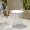 NicBex 16" Hourglass Iron Accent Table, Open Cage Bistro Table,  Metal Side Table Outdoor/Indoor for Bohemian Gardens & Decks - 4 of 4