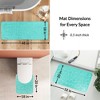 Evideco French Home Goods 3D Pebble Memory Foam Bath Mats - Bath Mat, Runner Mat, and Contour Mat Available in 10 Colors - 3 of 4