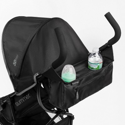 Gray Steel Lightweight Umbrella Stroller with Sun Visor