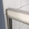 NicBex Shower Door 28.2" Wx70"H Double Bypass Bathroom Sliding Shower Door with 1/4" (6mm) Tempered Glass for Walk-in Shower - 2 of 4