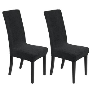 Unique Bargains Waterproof Jacquard Elastic Band Durable Dining Chair Slipcovers - 1 of 4