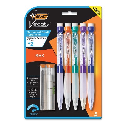 BIC Velocity Max Pencil 0.7 mm HB (#2) Black Lead Assorted Barrel Colors MPMX7P51