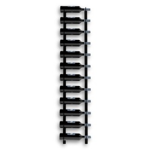 HOMLUX Industrial 9/12 Bottle Wine Rack Drinks Storage Organizer: Wall Mounted, Home Bar, Kitchen - 1 of 4