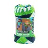 Minecraft Creepers & Swords AOP Navy Double-Sided Throw Blanket - 3 of 3