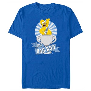 Men's The Simpsons Father's Day Homer Simpson Best Dad-Bod T-Shirt - 1 of 4