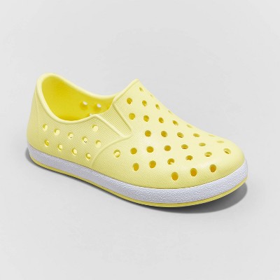 yellow slip ons