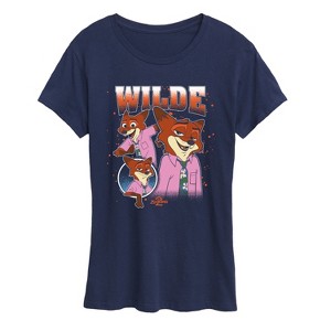 Women's - Disney - Wilde Bootleg Short Sleeve Graphic T-Shirt - 1 of 4