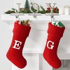 Knit Monogram Christmas Stocking Red - Wondershop™ - 2 of 3