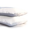 Deny Designs King April Lane Art Block Blue Monogram V Microfiber Printed Pillow Sham - 3 of 3