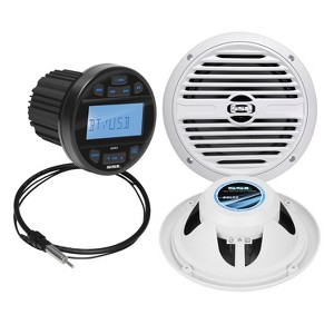 SOUNDSTORM Marine Grade 60W Bluetooth Audio Receiver and 7.5" 2 Way Speakers - 1 of 4