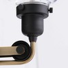 Progress Lighting, Rushton, 1-Light Wall Sconce, Graphite, Clear Glass Shade - 4 of 4