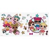 L.O.L. Surprise! Peel and Stick Giant Kids' Wall Decal: Vinyl Self-Adhesive, Blue Figures, 12-Piece Set, 17.375" x 9" - 3 of 4