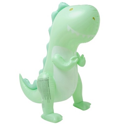 Sunnylife Inflatable Giant Sprinkler - Surfing Dino, 5.2ft Tall Water Play