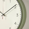 13" Wall Clock Green/Chrome - Hearth & Hand™ with Magnolia - 3 of 3