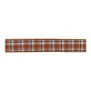 Burnt Orange Polyester Wired Ribbon (Set of 2) - 4 of 4