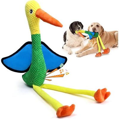 Large Squeaky Dog Toys - Plush Crinkle Dog Toy