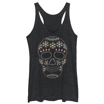 sugar skull tank top