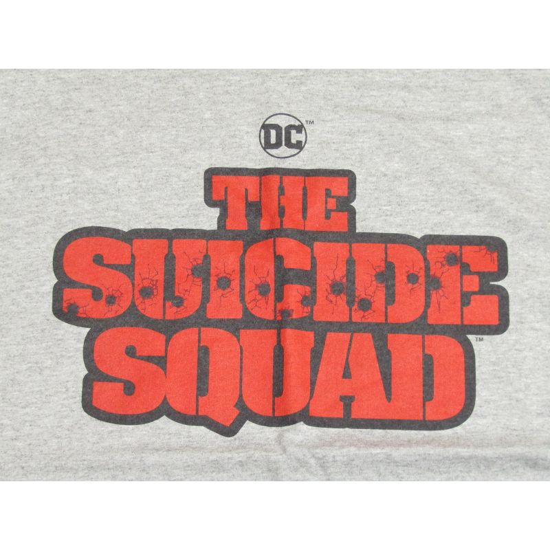 The Suicide Squad Movie Logo Heather Grey Graphic Tee, 2 of 4