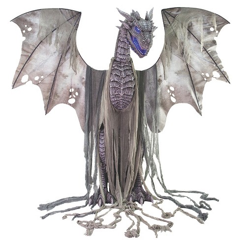 Halloween Express Animated Winter Dragon Halloween Decoration ...