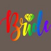 Adult Design By Humans Bride Pride Rainbow Wedding By Anhanva Racerback Tank Top - 2 of 2