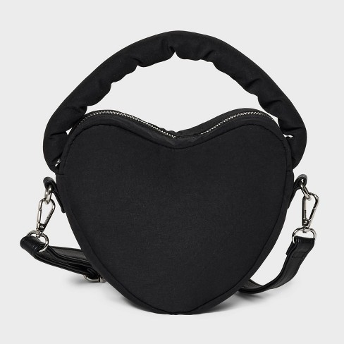 Puff Heart Crossbody Bag - Wild Fable™ Black : Target