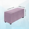 Unique Bargains Polyester Rectangular Stretchy Elastic Stool Cover - 2 of 4