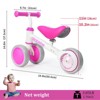 Allobebe Toddler Balance Bike, Promotes Muscle & Balance, Unique 3-Wheel Design, Adjustable Seat & Silent Wheels, Ages 12–30 Months - 4 of 4