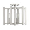 Savoy House Benson 3 - Light Semi-Flush Mount in  Satin Nickel - 3 of 4
