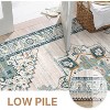 ABYNOW 8x10 Machine Washable Area Rug – Modern Abstract Soft Low-Pile Carpet with Non-Slip Backing for Living Room & Bedroom - 3 of 4