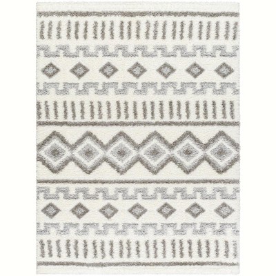 Mark & Day Nyeshia 7'10"x10' Rectangle Woven Indoor Area Rugs Cream: Geometric, Stain-Resistant, Modern, Indoor Use