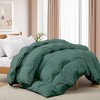 Peace Nest All Season White Goose Feather and Down Comforter with Soft Cotton Cover - 2 of 4