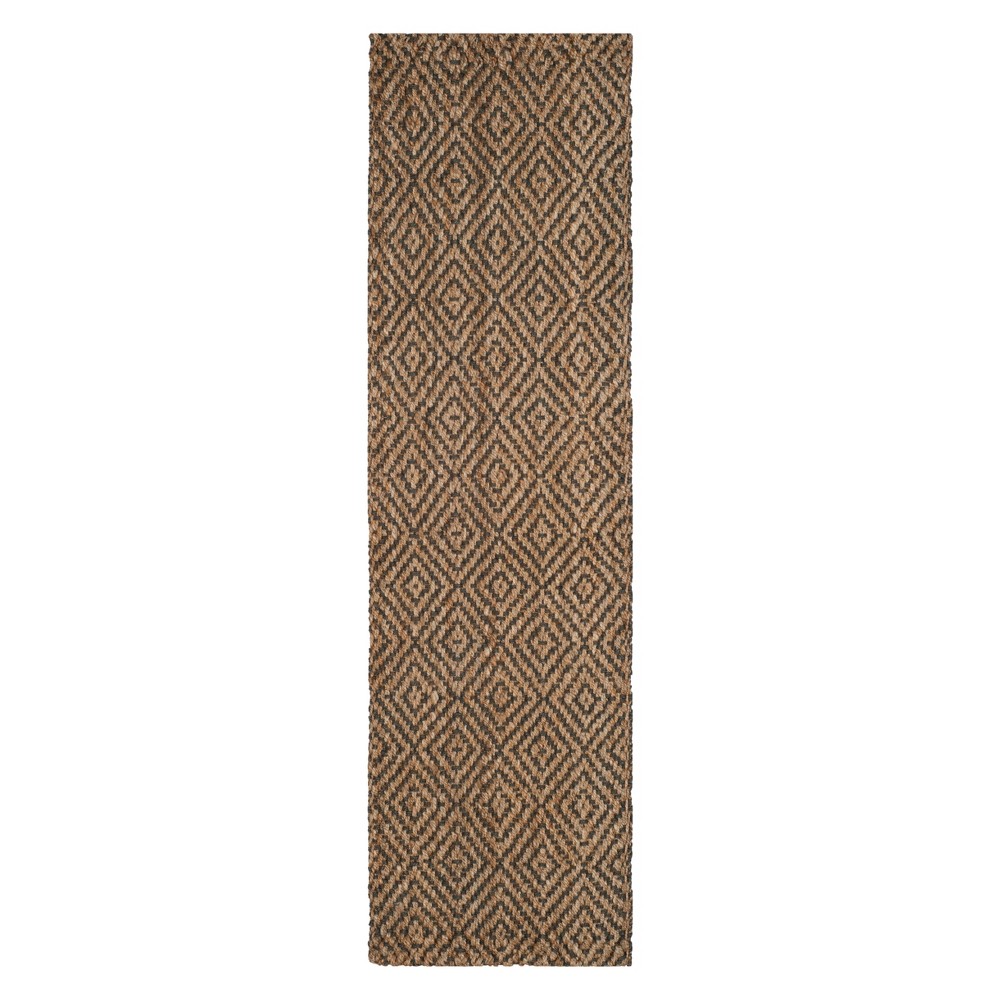  Runner Crista Geometric Woven Natural/Gray