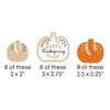 Big Dot of Happiness Happy Thanksgiving - Paper Straw Decor - Fall Harvest Party Striped Decorative Straws - Set of 24 - 3 of 4