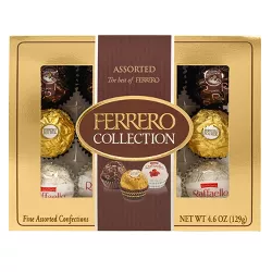 Ferrero Rocher Collection Assorted Chocolates Variety Pack - 4.6oz