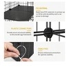 2-Tier Large Cat Cage Indoor And Outdoor Pet Cage,Versatile DIY Pet Playpen With Removable Metal Wiring, Kitten House With Stairs - 4 of 4