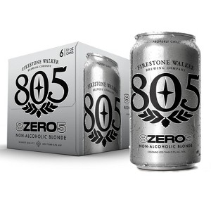 Firestone Walker 8ZERO5 Non-Alcoholic - 6pk/12 fl oz Cans - 1 of 3