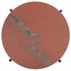Azula Stone Top Accent Table - ACC3706A - Burnt Orange/Black - Safavieh - 4 of 4